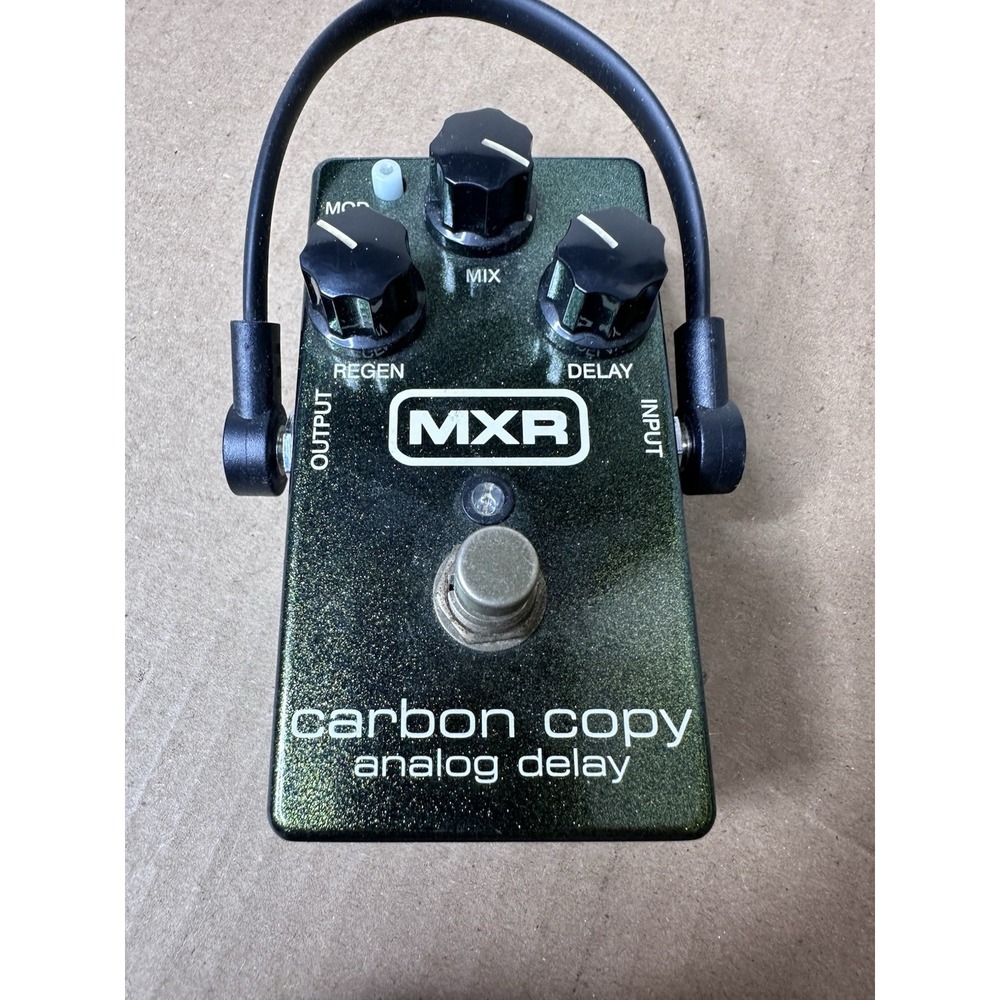 MXR M169 Carbon Copy Analog Delay Guitar Effects Pedal Green Sparkle M-169
